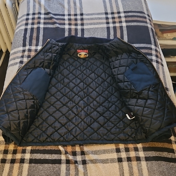 Men's Navy Field Jacket with Fleece Collar - Picture 5 of 7